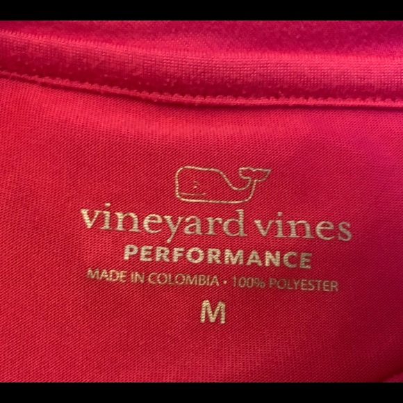 Vineyard Vines Performance Pink Shirt Size M - Picture 4 of 4